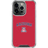 University of Arizona Primary Logo Red iPhone 16 Pro Clear Case